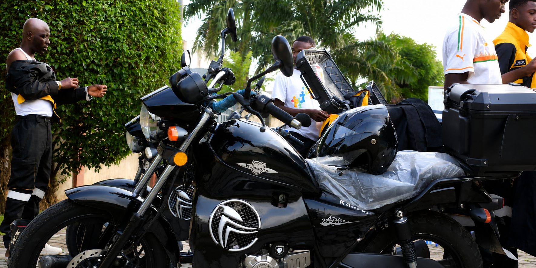 Préparation des motos avant tournée